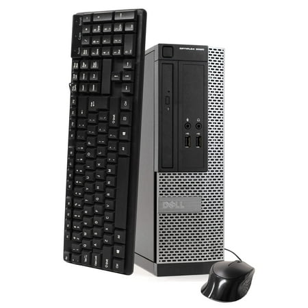 Dell OptiPlex 3020 Small Form Desktop Computer PC, 3.20 GHz Intel i5 Quad Core Gen 4, 8GB DDR3 RAM, 1TB Hard Disk Drive (HDD) SATA Hard Drive, Windows 10 Home 64bit