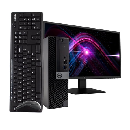 Pre-Owned DELL Optiplex 7050 Desktop Computer PC  Intel Quad-Core i5  1TB HDD  8GB DDR4 RAM  Windows 10 Pro  DVD  WIFI  24in Monitor  Wireless Keyboard and Mouse price history on PriceWatchPro
