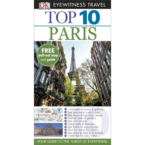 Pre-Owned DK Eyewitness Top 10 Travel Guide: Paris (Paperback) 1409326306 9781409326304