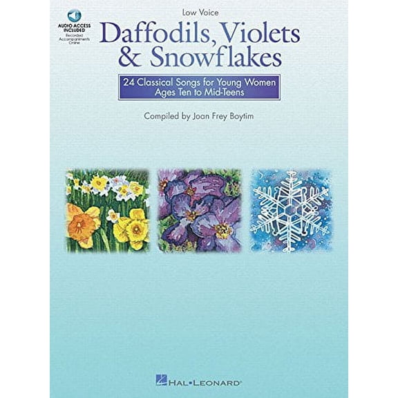 Pre-Owned Daffodils, Violets and Snowflakes Book/Online Audio (Paperback) by Joan Frey Boytim