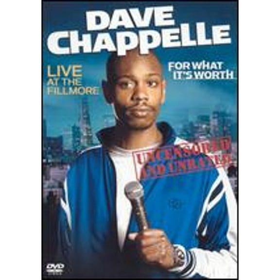 Pre-Owned Dave Chappelle: For What It's Worth - Live at the Fillmore (DVD 0043396109773) directed by Stan Lathan