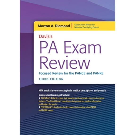 Pre-Owned Davis's Pa Exam Review: Focused Review for the Pance and Panre: Focused Review for the Pance and Panre (Paperback) 0803668090 9780803668096