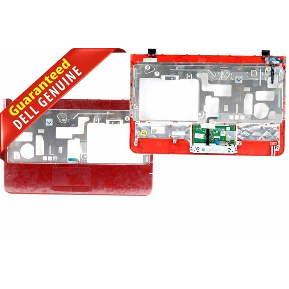 Pre-Owned Dell Inspiron 1122 Red Palmrest Touchpad Assembly JHW0V
