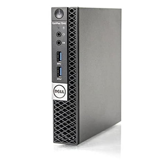 Pre-Owned Dell Mini PC OptiPlex 7040 Micro Computer Desktop, 6GB DDR4 256GB M.2 NVMe SSD, i5 6500T Quad Core