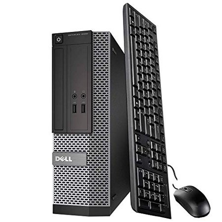 Pre-Owned Dell OptiPlex 3020 SFF Computer Desktop PC, Intel Core i5 Processor, 8GB Ram, 120GB M.2 SSD, 1TB Hard Drive,Keyboard & Mouse, Wi-Fi & Bluetooth, Windows 10 Pro (Refurbished: Good)