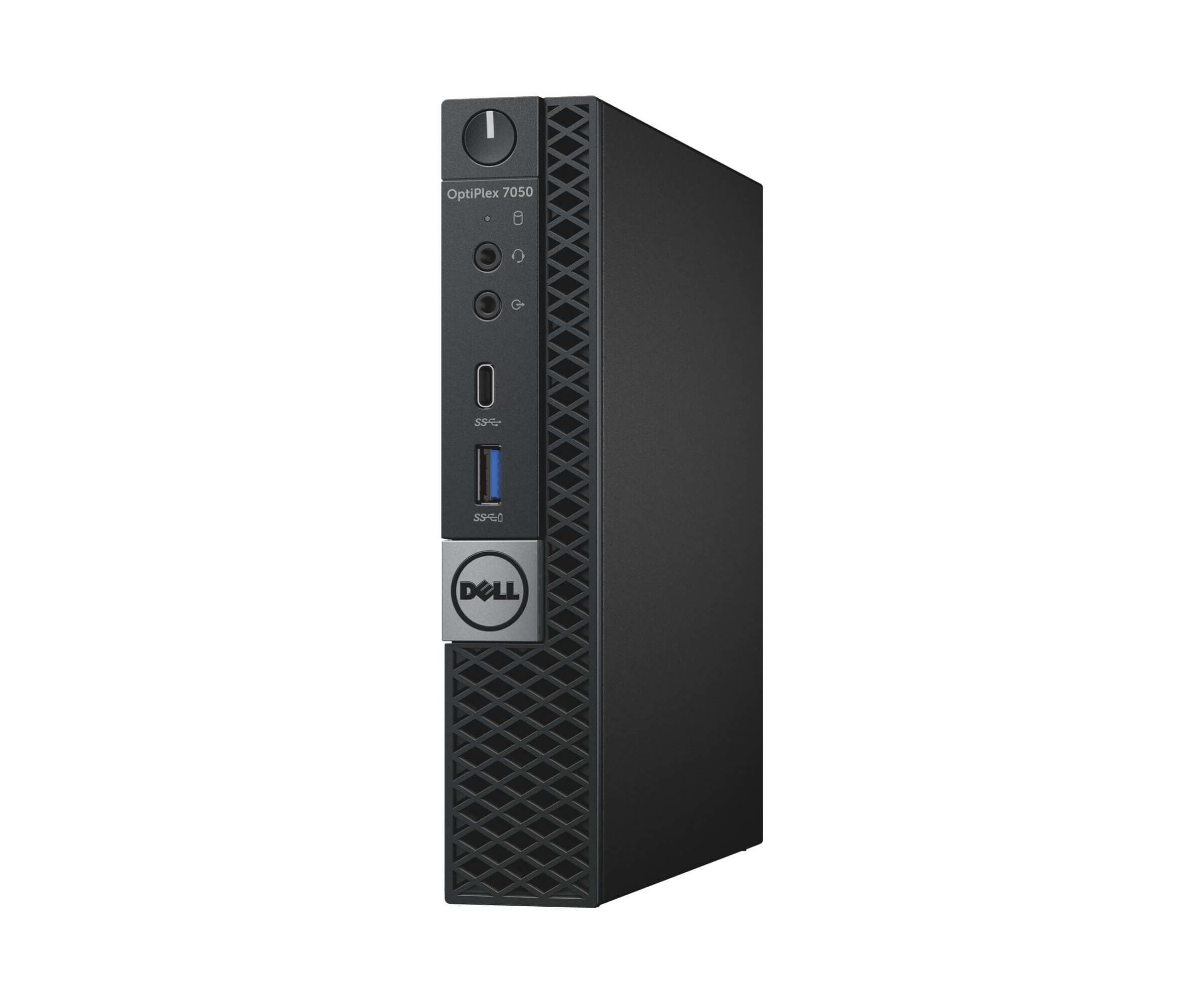 Pre-Owned Dell OptiPlex 7050 Tiny Micro Form Factor Desktop Computer PC, 3.2 GHZ Intel Core, i5 Quad Core, 4 RAM, 250 SATA Hard Drive, Windows 10 Professional