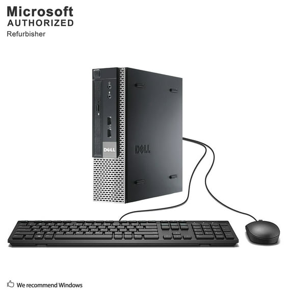 Pre-Owned Dell OptiPlex 790 USFF Dekstop PC Intel Quad Core I5-2400S 2.5Ghz, 16G DDR3, 512G SSD, VGA, DP, WIFI, Bluetooth, Mouse and Keyboard, Windows 10 Pro 64 Bit