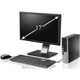 thumbnail image 1 of Restored Dell OptiPlex Windows 10 Professional Desktop Computer Bundle Intel Core i3 Processor 8GB RAM 1TB Hard Drive DVD-RW with 17" LCD Wi-fi Keyboard and Mouse (Refurbished), 1 of 11