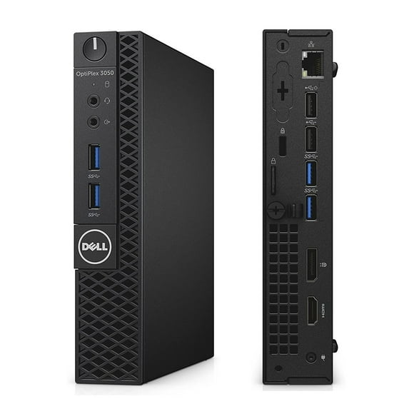 Pre-Owned Dell Optiplex 3050 Micro, HDMI, Intel Core i5-6500T Quad Core 8GB DDR4 Ram, 128GB SSD Hard Drive WiFi Windows 10 Pro Used Grade A