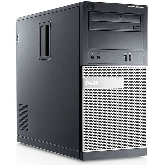 Pre-Owned Dell Optiplex 390 3.3GHz i3 4GB 500GB DVDRW Win 10 Pro Mini Tower Computer