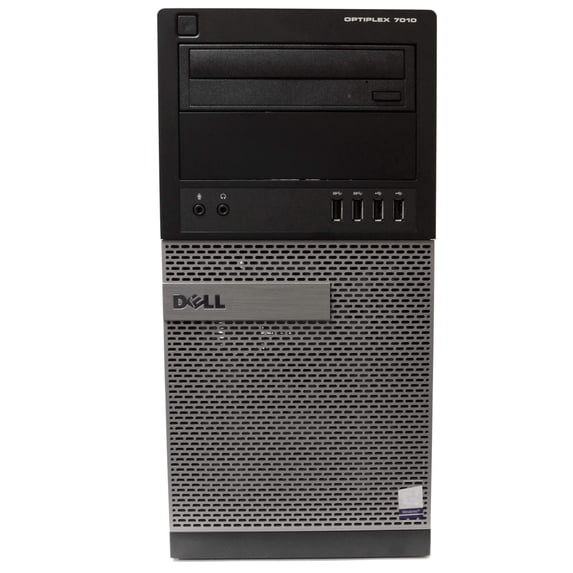 Pre-Owned Dell Optiplex 7010 Tower Desktop Computer PC, 3.40 GHz Intel i5 Quad Core Gen 3, 16GB DDR3 RAM, 500GB SATA Hard Drive, Windows 10 Professional 64 bit