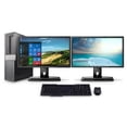 thumbnail image 1 of Pre-Owned Dell PC Computer Desktop CORE i3 3.0GHz 4GB 1TB HD Windows 10 W/Dual 17", 1 of 1