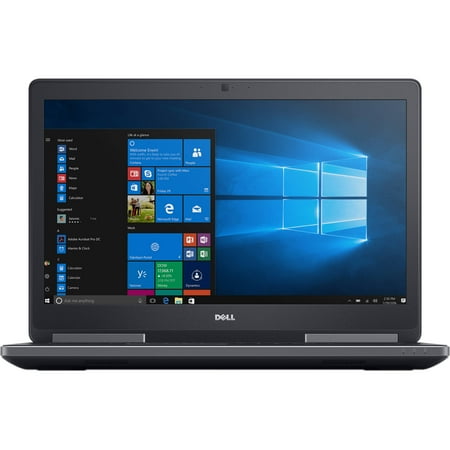 Pre-Owned Dell Precision 7720 17.3 Business Laptop, Intel Core i7-6820HQ 2.7GHZ, 16G DDR4, M.2 512G SSD, MDP, HDMI, Windows 10 Pro 64 Bit-Multi-Language(EN/ES/FR)