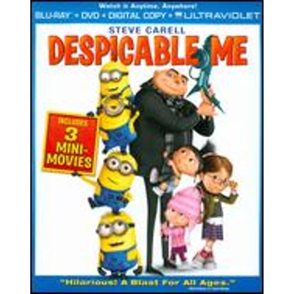 Pre-Owned Despicable Me [2 Discs] [Blu-ray/DVD] (Blu-Ray 0025192191695) directed by Chris Renaud, Pierre Coffin
