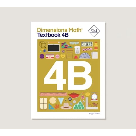 Pre-Owned Dimensions Math Textbook 4B Paperback