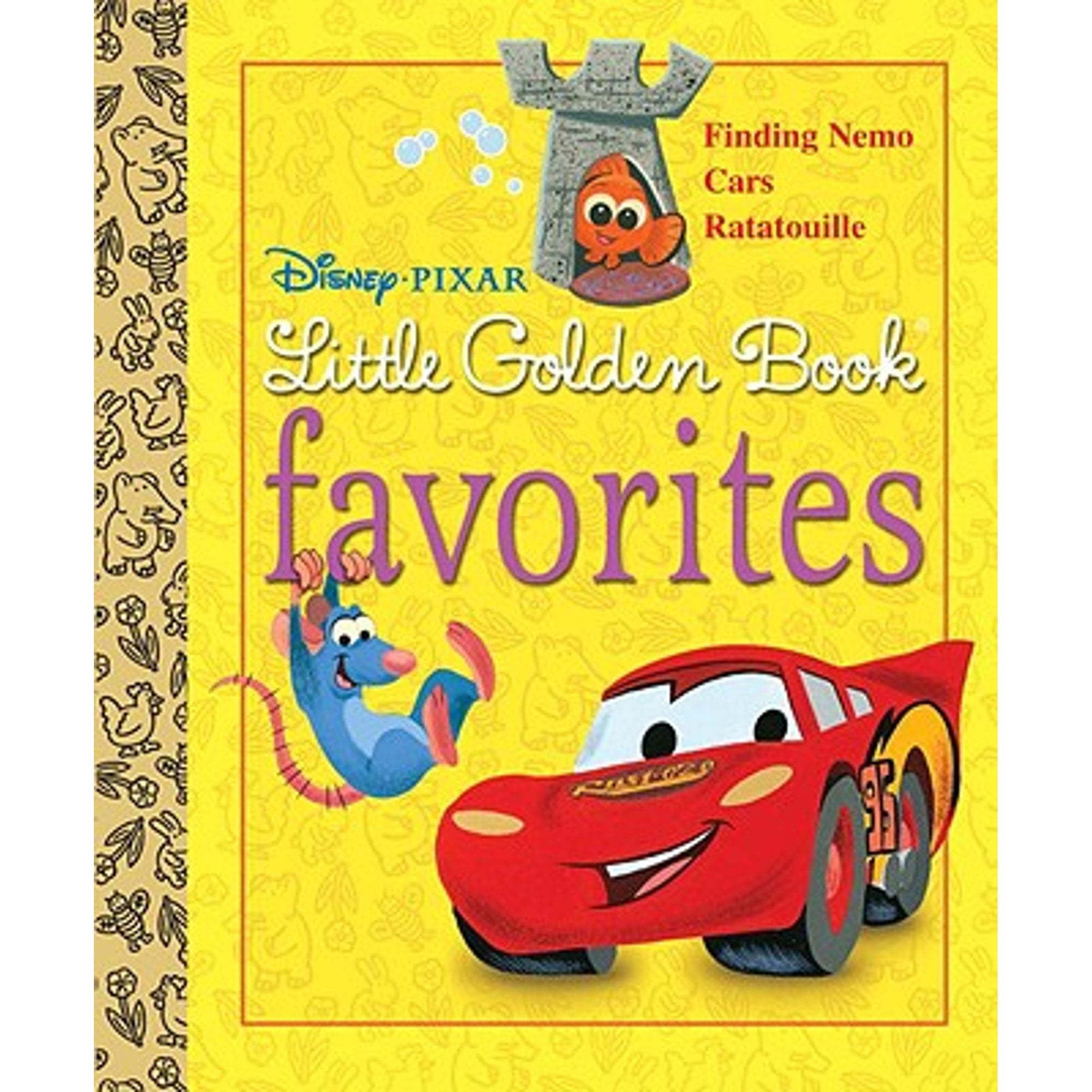 Pre-Owned Disney-Pixar Little Golden Book Favorites: Finding Nemo/Cars/Ratatouille (Hardcover 9780736425872) by Ben Smiley, Victoria Saxon