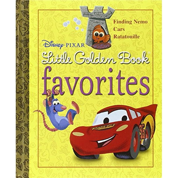 Pre-Owned Disney-Pixar Little Golden Book Favorites: Finding Nemo/Cars/Ratatouille Hardcover