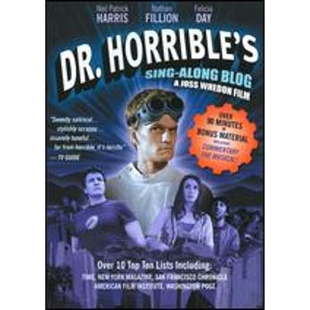 Dr. Horrible s Sing-Along Blog DVD Comedy Starring Neil Patrick Harris Nathan Fillion Felicia Day