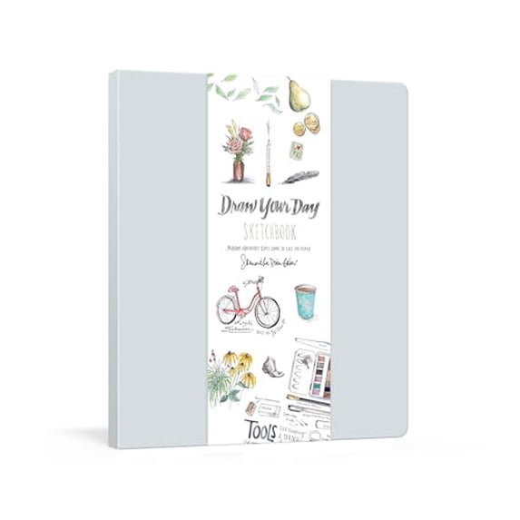 Pre-Owned Draw Your Day Sketchbook: A Guided Drawing Journal, 9780525572954, 0525572953, Paperback, Illustrated edition