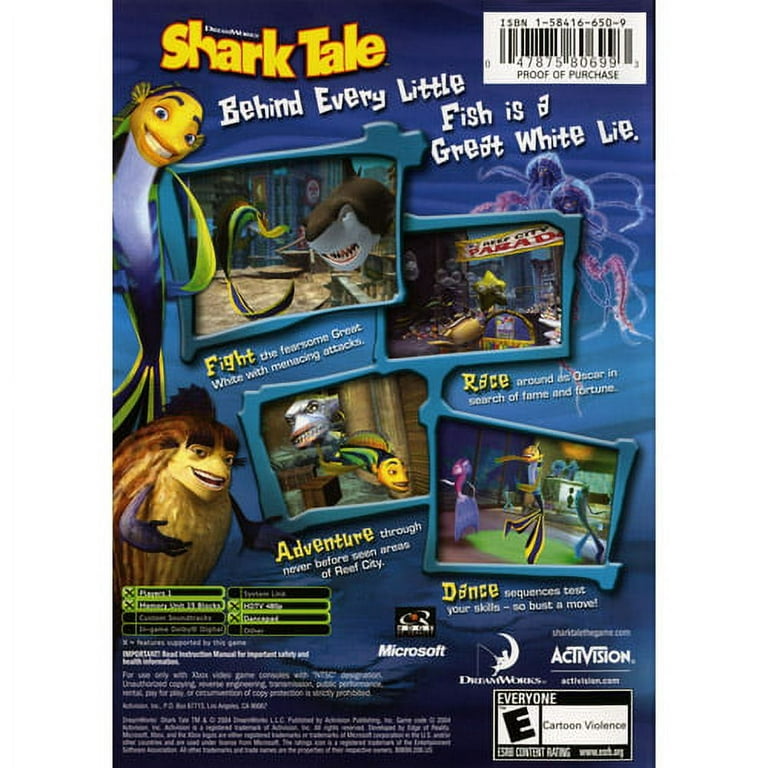 Jogo Shark Tale - Xbox Clássico - Raro