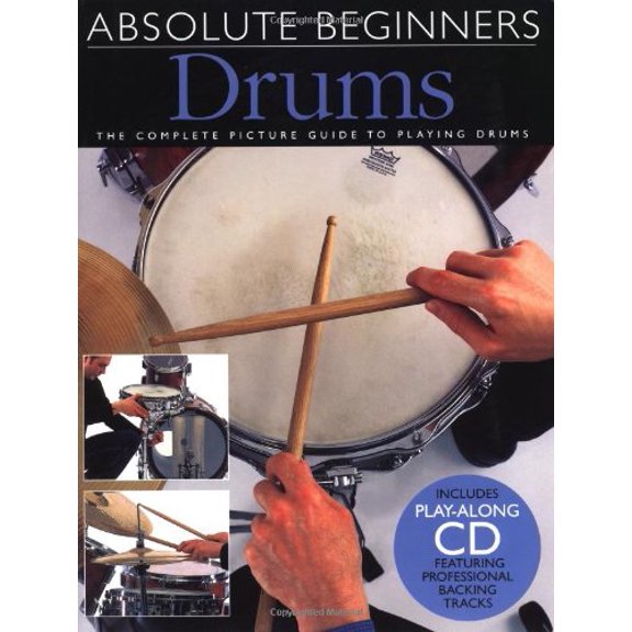 Pre-Owned Pre-Owned Drums: Absolute Beginners-Music book with CD Paperback