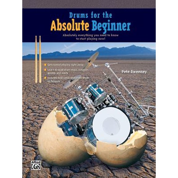 Pre-Owned Drums for the Absolute Beginner (Paperback) 0739023667 9780739023662