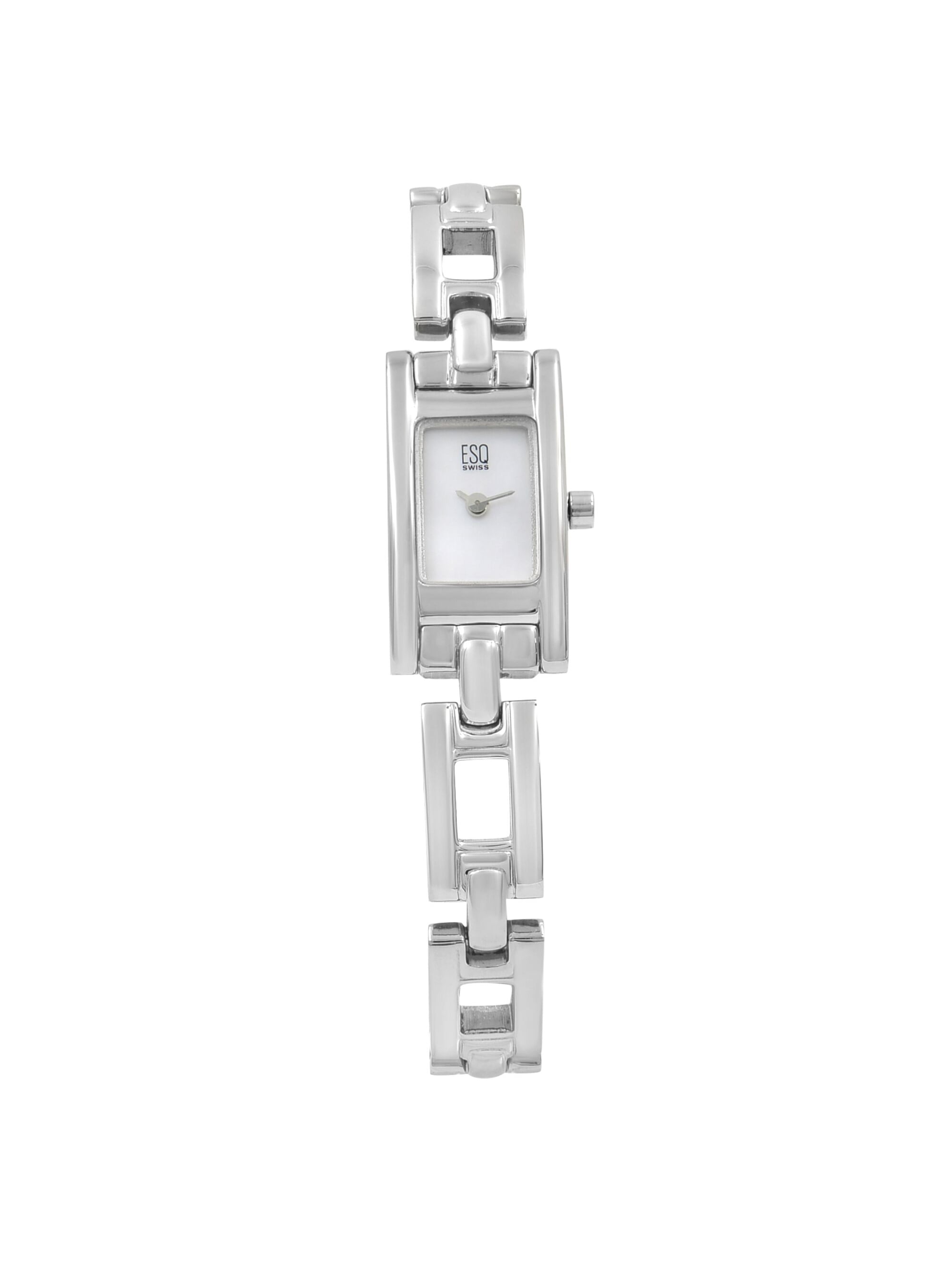 Pre-Owned ESQ Flair Steel Case White MOP Dial Mineral Crystal Ladies Watch 7100872 (Good)