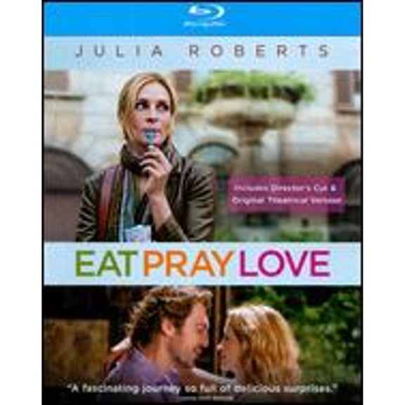 Pre-Owned Eat Pray Love Theatrical Version/Extended Cut Blu-ray by Ryan Murphy Drama Romantic Drama