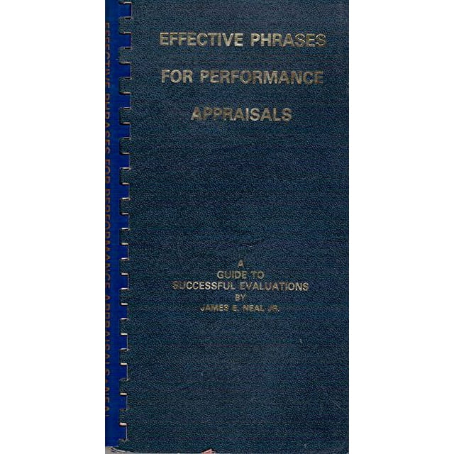 PreOwned Effective Phrases for Performance Appraisals A Guide to