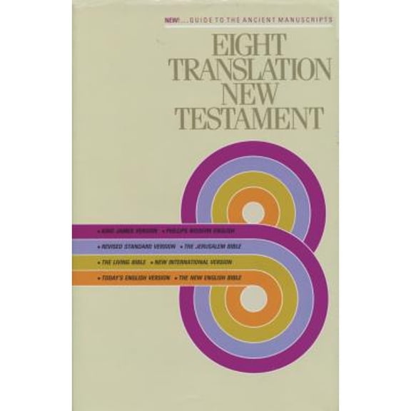 Pre-Owned Eight Translation New Testament, by Tyndale House Publishers Staff, Hardcover, BIBLES / Multiple Translations / General, English