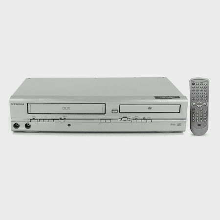 Pre-Owned Emerson EWD2004 DVD VCR VHS Combo Player w/ Original Remote, Manual, A/V Cables & HDMI Converter