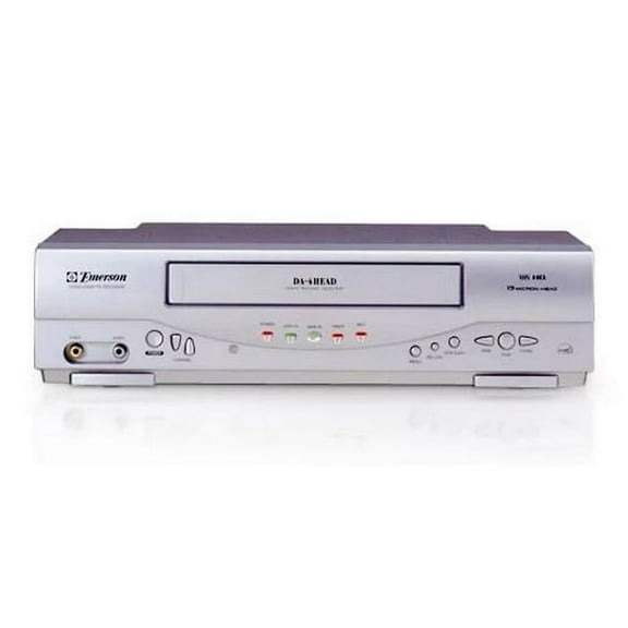 Emerson EWV404 VCR - w/ Original Remote, Manual, A/V Cables & HDMI Converter (Good)