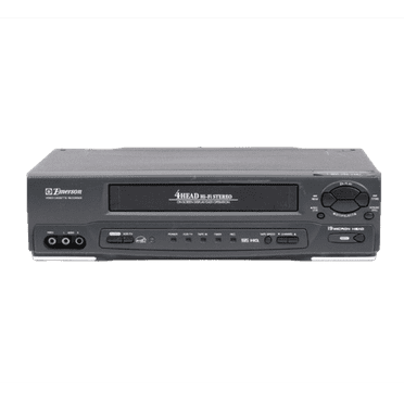 Pre-Owned Emerson EWV601 VCR/ VHS Player HiFi Stereo 4 Head - w/Remote, Manual, A/V Cables