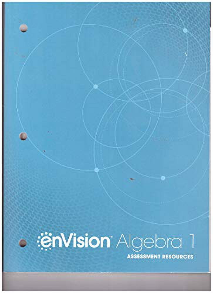 Pre-Owned Envision Algebra 1 Assessment Resources Paperback - Walmart.com