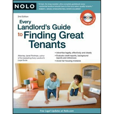 Pre-Owned Every Landlord's Guide to Finding Great Tenants [With CDROM] (Paperback) 1413308643 9781413308648