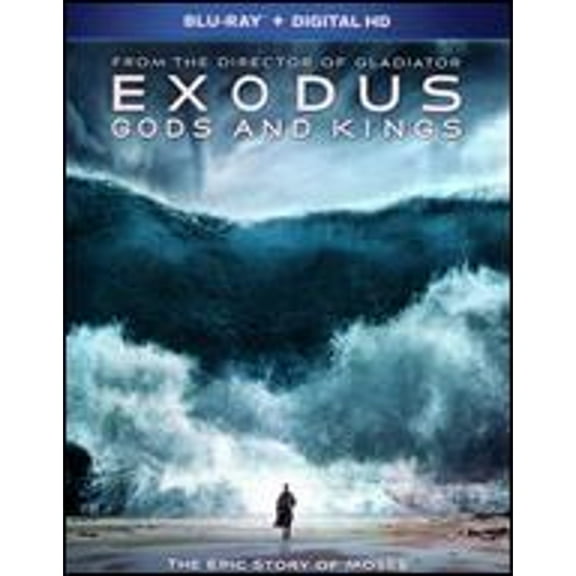 Pre-Owned Exodus: Gods and Kings Blu-ray, Directed by Ridley Scott, Religious Epic
