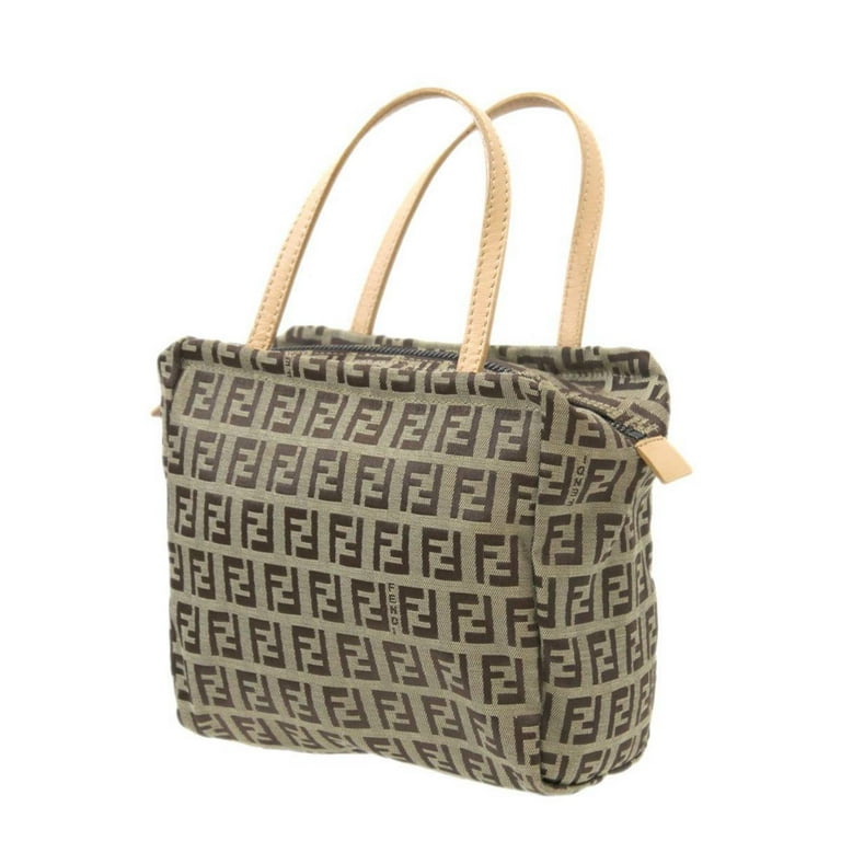 Pre-Owned FENDI Fendi Canvas Zucca Beige 2415 SN000-028 (Good 