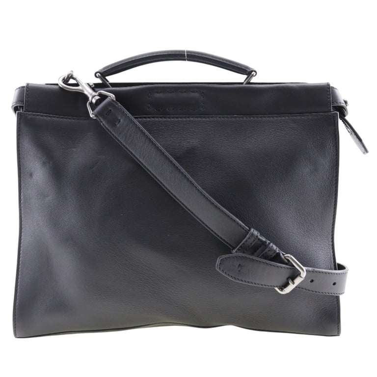 Pre-Owned FENDI Peekaboo Business Bag Seria 2WAY Shoulder Calf