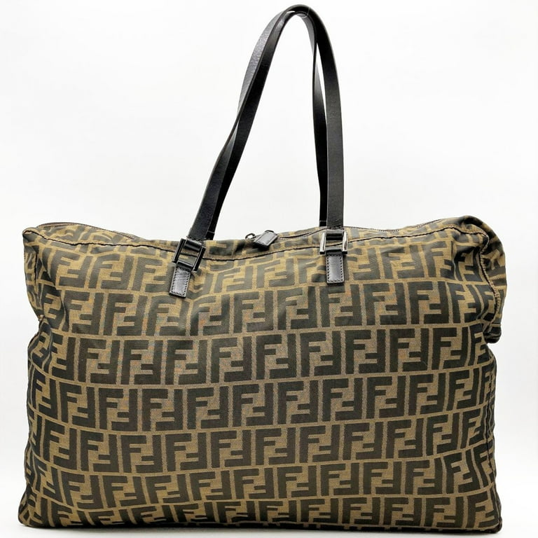 Fendi zucca boston bag sale