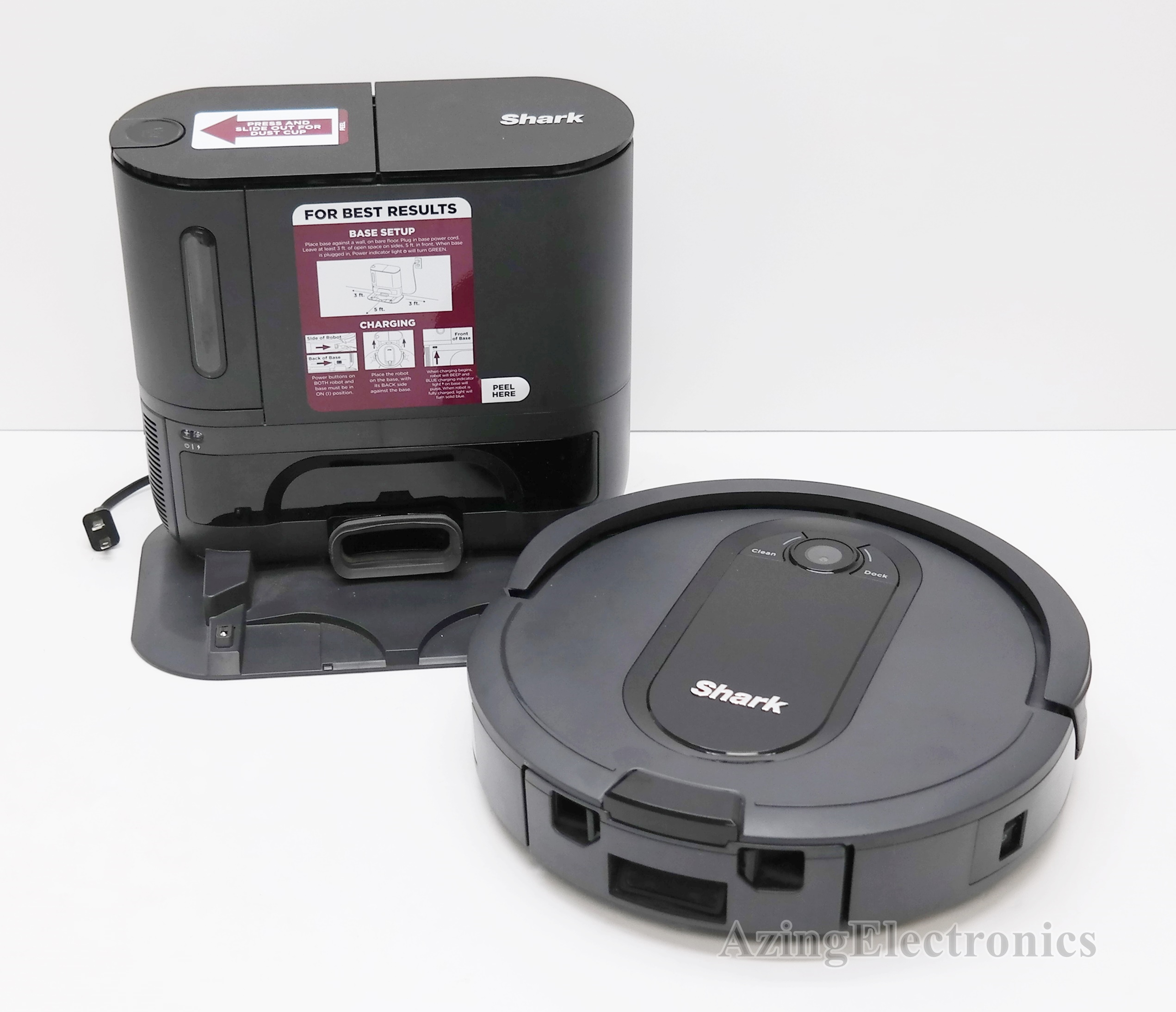 PreOwned Fair Shark EZ Robot Vacuum RV912S w/SelfEmpty RV9125WWUS
