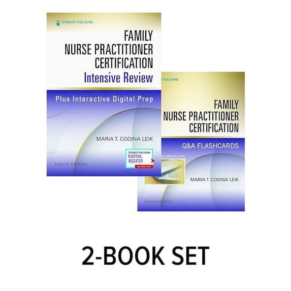 Pre-Owned Family Nurse Practitioner Certification Intensive Review, Fourth Edition, and Q&A Flashcards Set: Plus Interactive Digital Prep / Q&a Flashcards Paperback