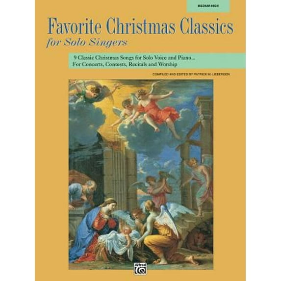 Pre-Owned Favorite Christmas Classics for Solo Singers : Medium High Voice (Paperback) 9780882848860