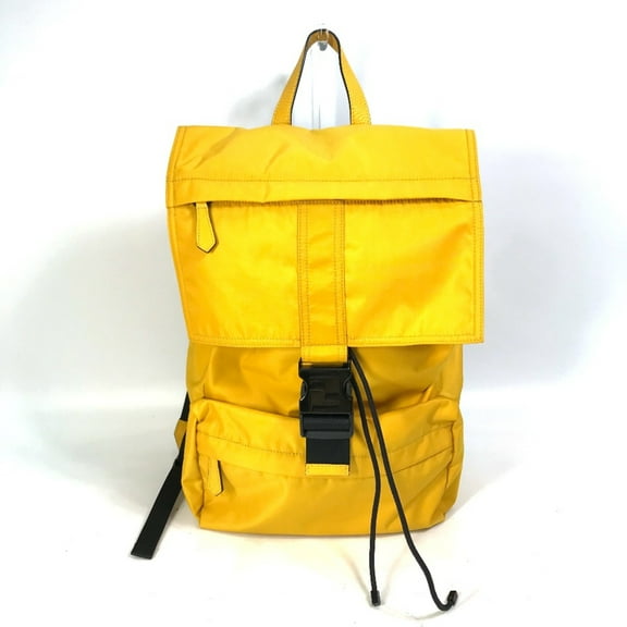 Pre-Owned Fendi 7VZ066 backpack bag Backpack yellow