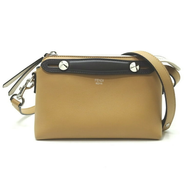 Pre Owned Fendi By The Way Charm Missing Women s Shoulder Bag 8BL1455QJF1FEQ Calfskin MIELE CAMEL Beige Good Walmart