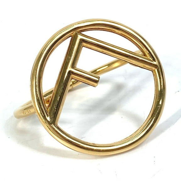 Pre-Owned Fendi FF Bracelet accessories Bangle Gold (Good)