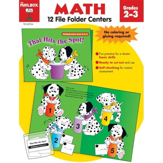 Pre-Owned File Folder Centers Math Grades 2-3 (Paperback) 1562346326 9781562346324