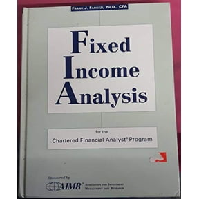 Pre-Owned Fixed Income Analysis for the Chartered Financial Analyst Program, 9791883249839, , Hardcover,