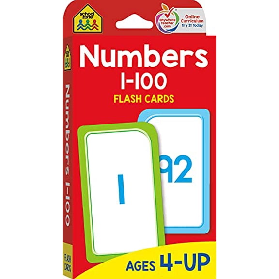 Pre-Owned Flash Cards - Numbers 1 - 100 Paperback