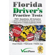 Pre-Owned Florida Driver's Practice Tests: 700+ Questions, All-Inclusive Driver's Ed Handbook to Quickly achieve your Driver's License or Learner's Permit (Chea (Paperback) 1955645027 9781955645027