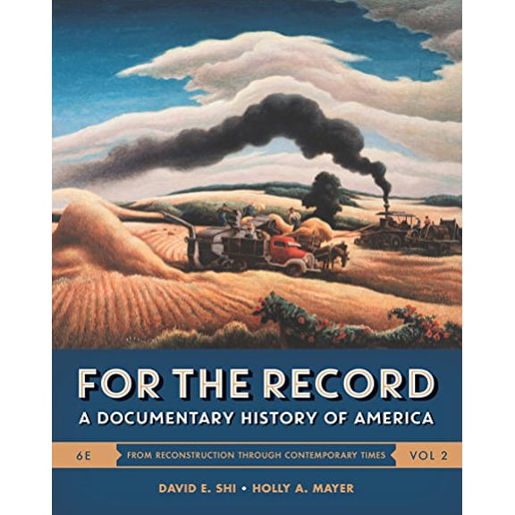 Pre-Owned For the Record: A Documentary History of America (Paperback) 0393283046 9780393283044